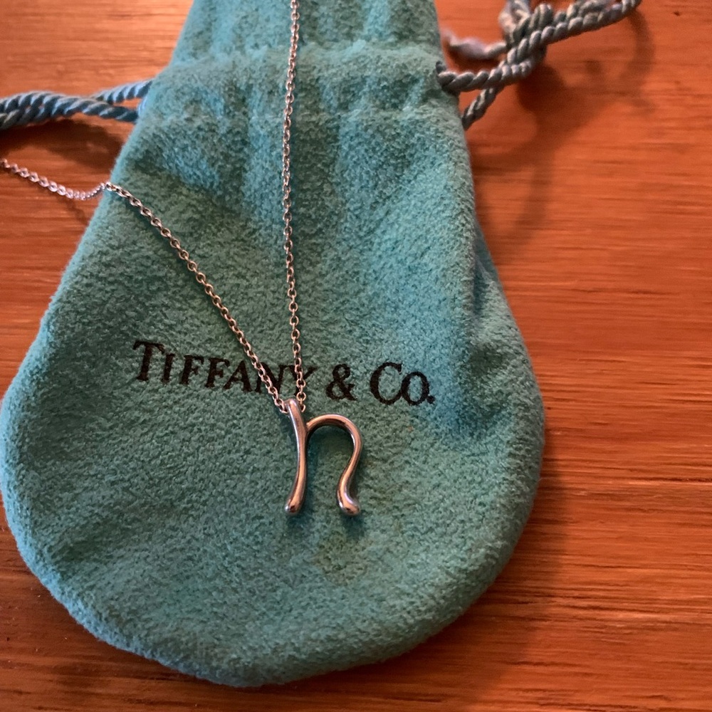 Elsa Peretti Tiffany and Co alphabet pendant
